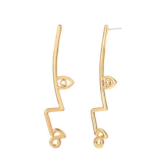 Lagom Studio Jewelry - Art Face Earrings